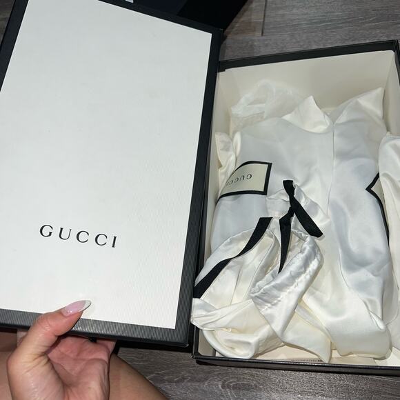 Gucci Cream White GG monogram Espadrilles Size EU 36 - Picture 2 of 8